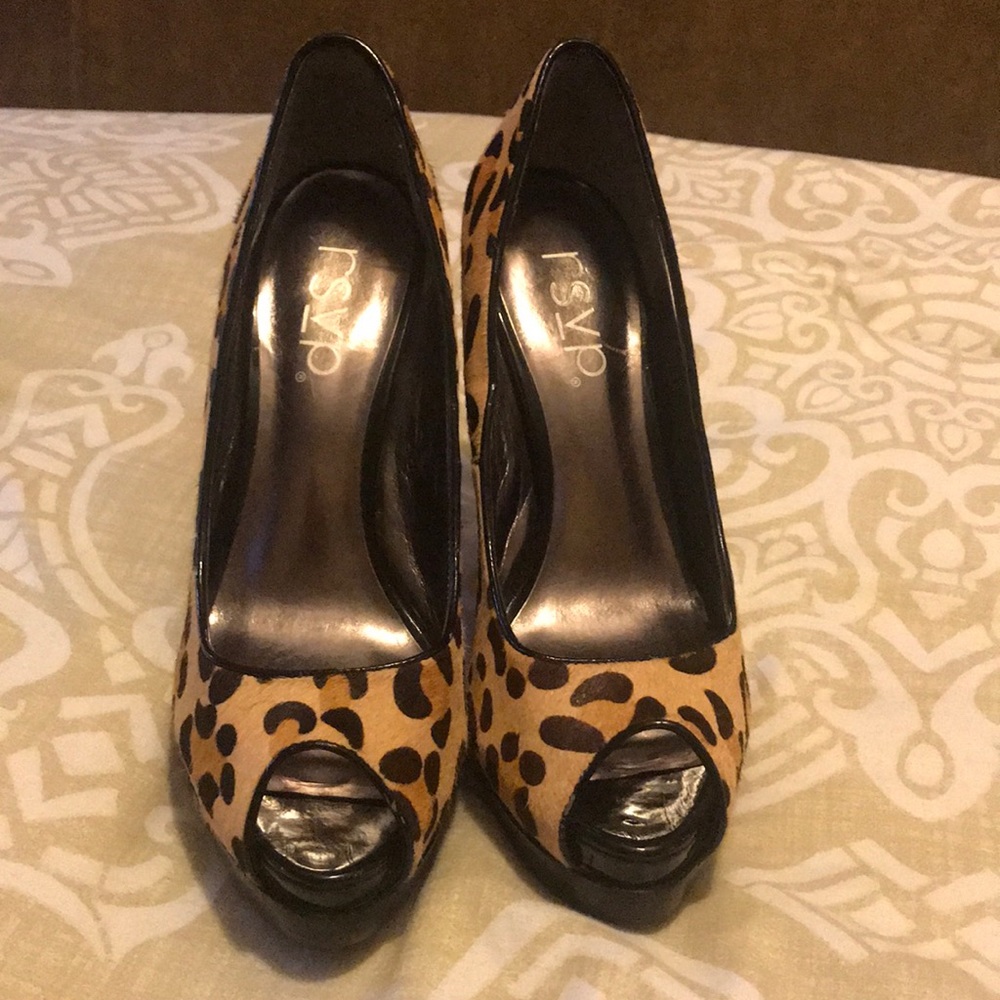 RSVP Leopard Heels